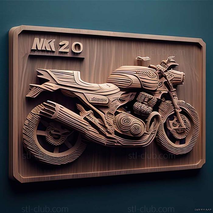 3D мадэль Kawasaki Z400 (STL)